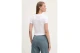 Converse Ribbed Slim Γυναικείο Κοντομάνικο T-Shirt Λευκό