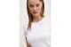 Converse Ribbed Slim Γυναικείο Κοντομάνικο T-Shirt Λευκό