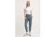Converse Ribbed Slim Γυναικείο Κοντομάνικο T-Shirt Λευκό