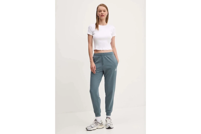 Converse Ribbed Slim Γυναικείο Κοντομάνικο T-Shirt Λευκό