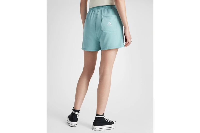 Converse Star Chevron Γυναικείο Αθλητικό Σορτς Οινοπνευματί