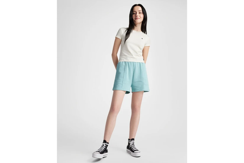 Converse Star Chevron Γυναικείο Αθλητικό Σορτς Οινοπνευματί