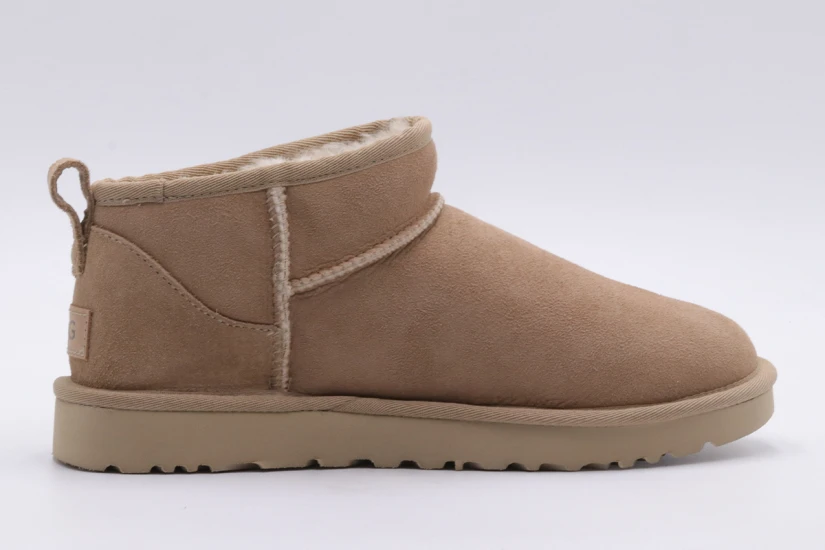 Ugg Classic Ultra Mini Γυναικεία Μποτάκια Μπεζ