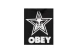 Obey Bold Star Extra Heavy Ανδρικό Φούτερ Με Κουκούλα Μαύρο