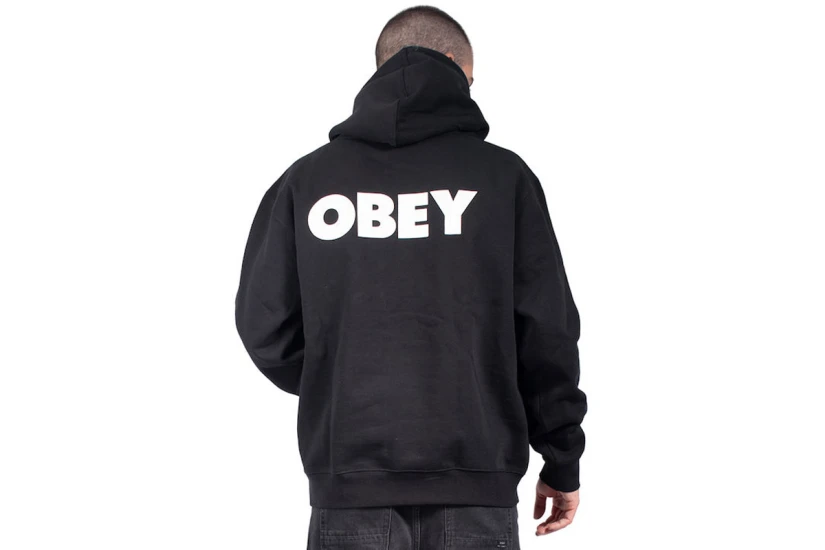 Obey Bold Fleece  Hoodie Ανδρικό (112842349 BLACK)
