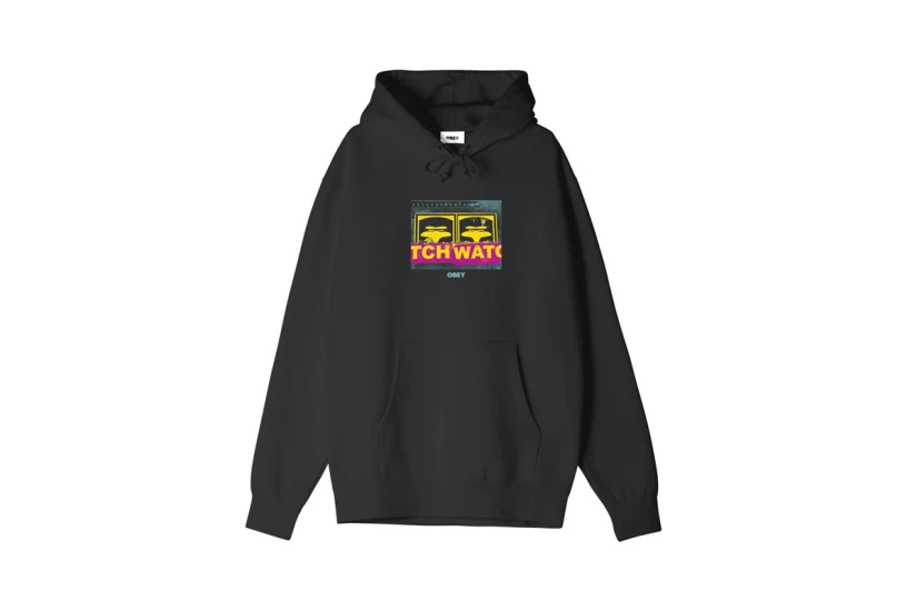 Obey Neighborhood Watch Premium Fleece Hoodie Ανδρικό (112843593 BLACK)