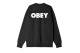 Obey Bold Crew Fleece Μπλούζα Με Λαιμόκοψη Ανδρική (112862349 BLACK)