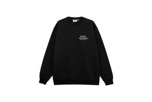 Obey House Of Subversion Premium Μπλούζα Με Λαιμόκοψη Ανδρική (112864195 BLACK)