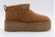Ugg Classic Ultra Mini Platform Γυναικεία Μποτάκια Καφέ