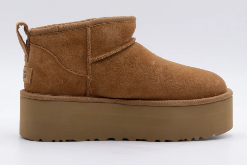 Ugg Classic Ultra Mini Platform Γυναικεία Μποτάκια Καφέ