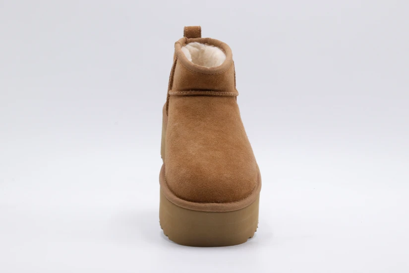 Ugg Classic Ultra Mini Platform Γυναικεία Μποτάκια Καφέ
