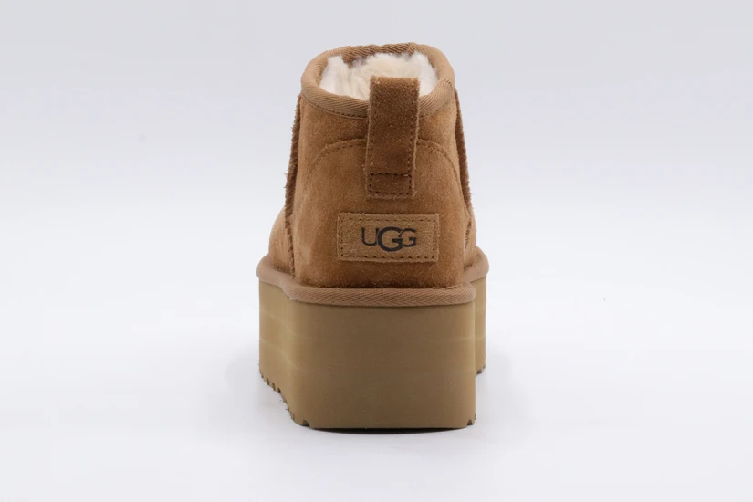 Ugg Classic Ultra Mini Platform Γυναικεία Μποτάκια Καφέ