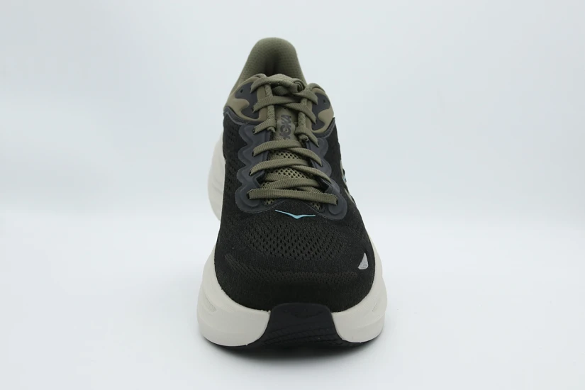 Hoka One One Bondi 9 Ανδρικά Αθλητικά Παπούτσια για Τρέξιμο Μαύρα, Χακί, Γκρι Ανοιχτό