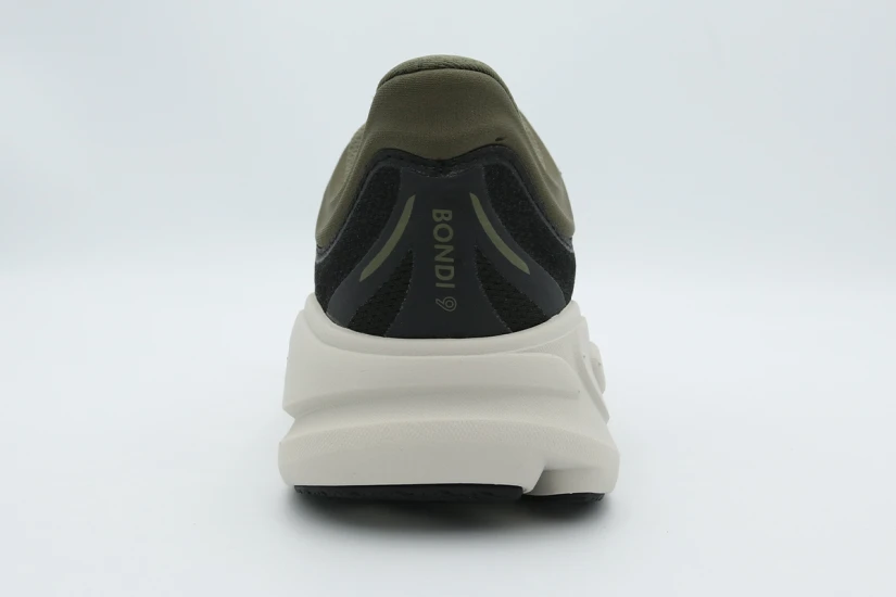 Hoka One One Bondi 9 Ανδρικά Αθλητικά Παπούτσια για Τρέξιμο Μαύρα, Χακί, Γκρι Ανοιχτό