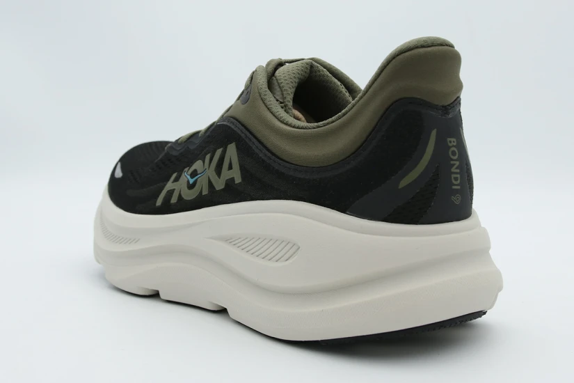 Hoka One One Bondi 9 Ανδρικά Αθλητικά Παπούτσια για Τρέξιμο Μαύρα, Χακί, Γκρι Ανοιχτό