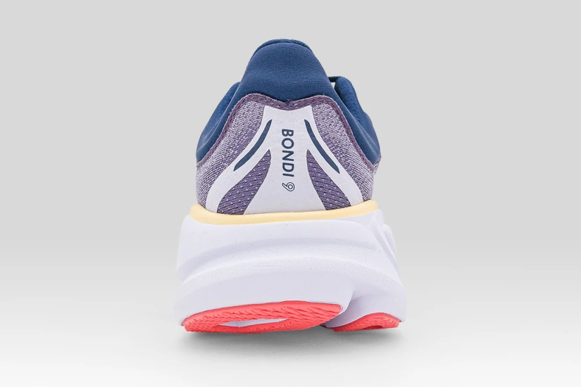 Hoka One One Bondi 9 Αθλητικά Παπούτσια για Τρέξιμο Μωβ, Κίτρινα, Λευκά