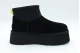 Ugg Classic Mini Dipper Γυναικεία Μποτάκια Μαύρα