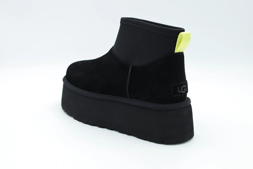 Ugg Classic Mini Dipper Γυναικεία Μποτάκια Μαύρα