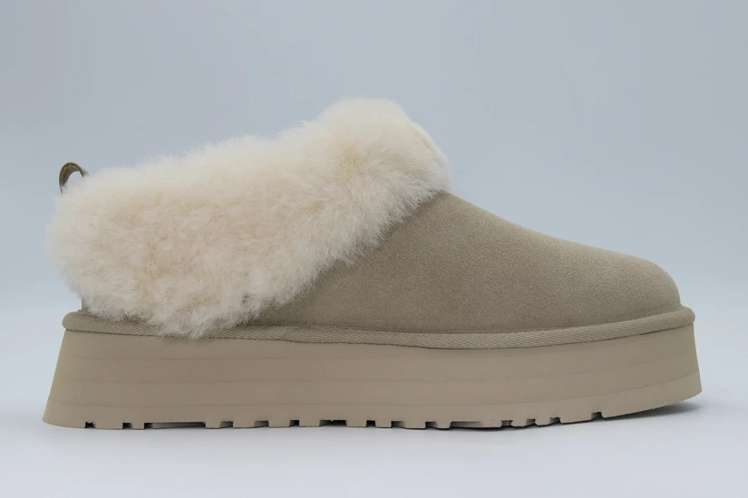 Ugg Tazzelle Γυναικείες Παντόφλες Μπεζ, Εκρού