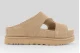 Ugg Goldenstar Hi Cutout Slide Γυναικεία Σανδάλια Μπεζ