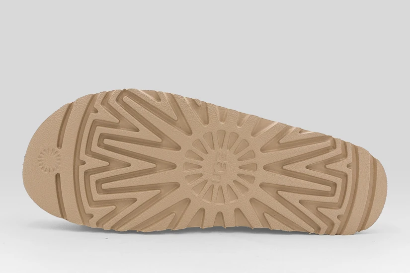 Ugg Goldenstar Hi Cutout Slide Γυναικεία Σανδάλια Μπεζ