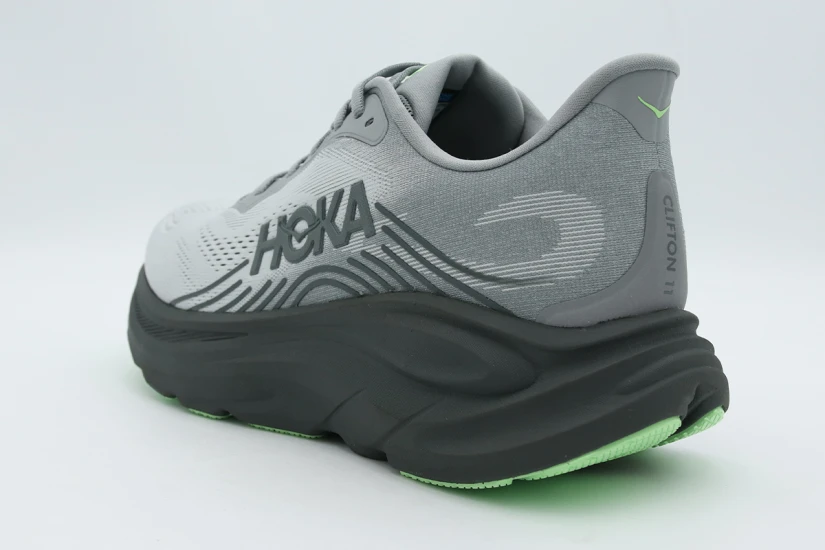 Hoka One One Clifton 11 Ανδρικά Αθλητικά Παπούτσια για Τρέξιμο Γκρι, Μαύρο