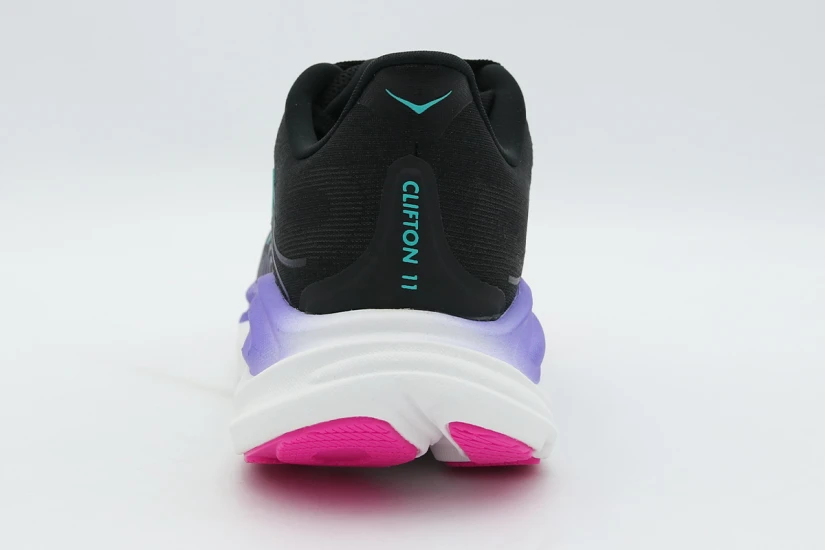 Hoka One One Clifton 11 Γυναικεία Αθλητικά Παπούτσια για Τρέξιμο Μαύρα, Μωβ, Τυρκουάζ, Λευκά