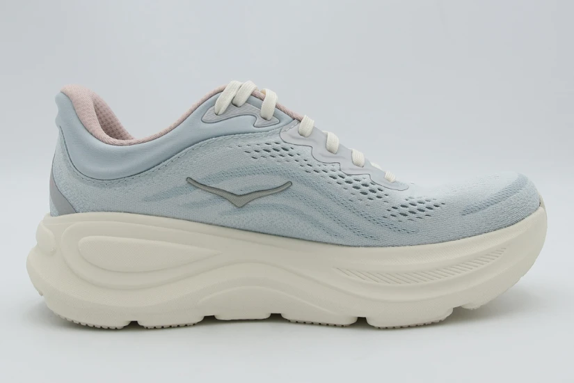 Hoka One One Bondi 9 GLM Γυναικεία Αθλητικά Παπούτσια για Τρέξιμο Σιέλ, Ροζ, Εκρού