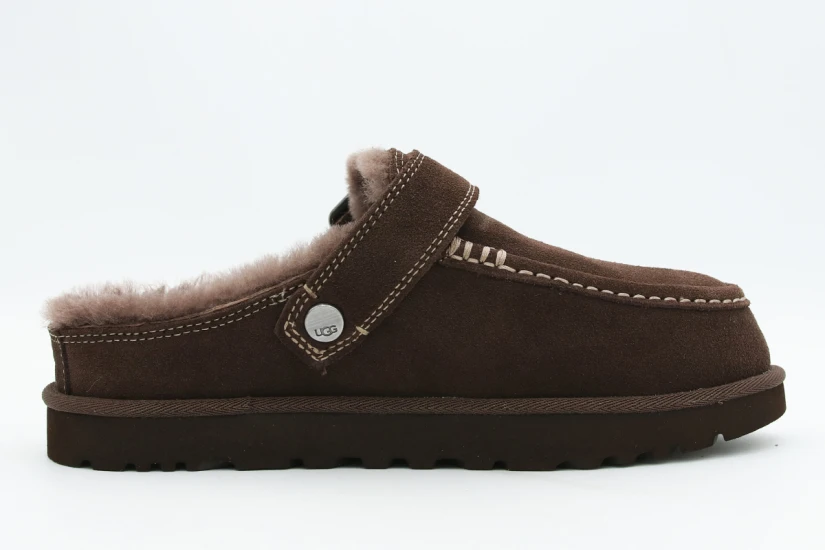 Ugg Goldenstar Evelina Clog Γυναικείες Παντόφλες Καφέ