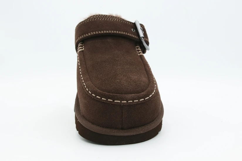 Ugg Goldenstar Evelina Clog Γυναικείες Παντόφλες Καφέ