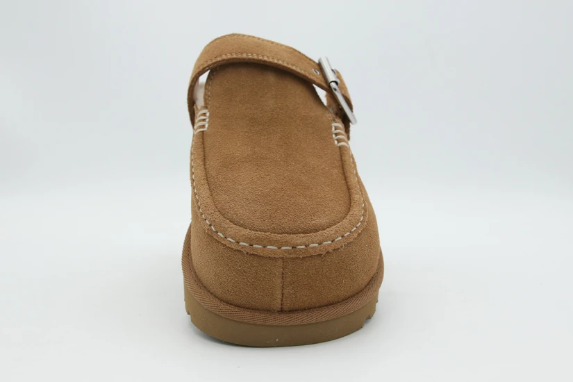 Ugg Goldenstar Evelina Clog Γυναικείες Παντόφλες Ταμπά, Εκρού