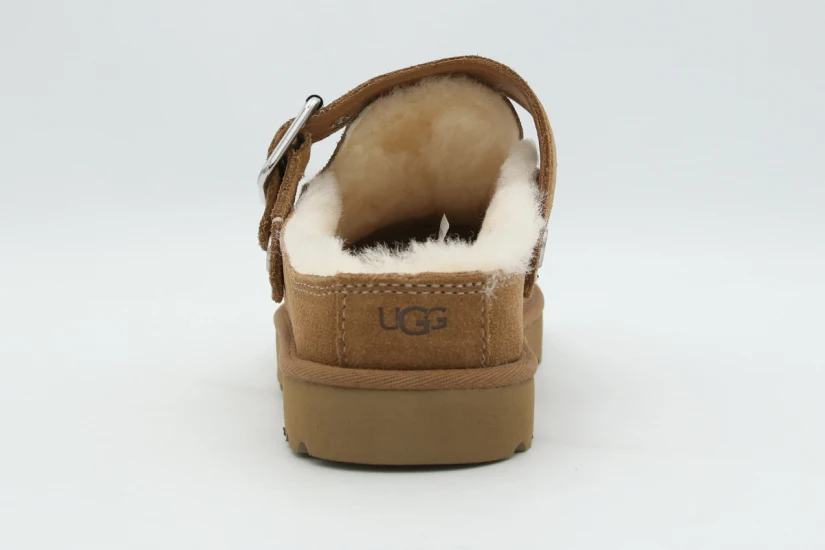 Ugg Goldenstar Evelina Clog Γυναικείες Παντόφλες Ταμπά, Εκρού