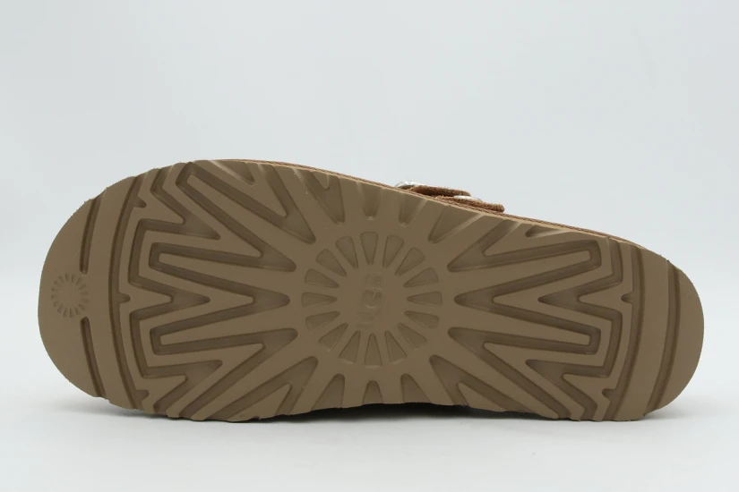 Ugg Goldenstar Evelina Clog Γυναικείες Παντόφλες Ταμπά, Εκρού