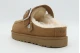 Ugg Goldenstar Evelina Clog Γυναικείες Παντόφλες Ταμπά, Εκρού