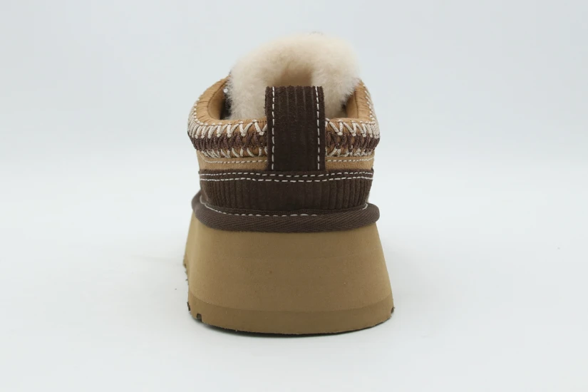 Ugg Heritage Lace-Up Γυναικείες Παντόφλες Ταμπά, Εκρού