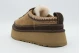 Ugg Heritage Lace-Up Γυναικείες Παντόφλες Ταμπά, Εκρού