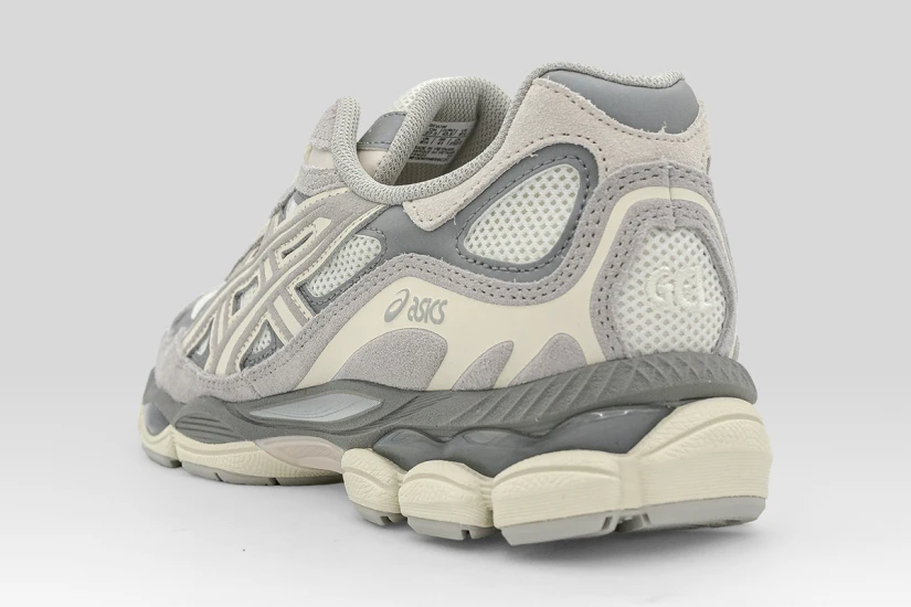 ASICS Gel-Nyc Ανδρικά Sneakers Γκρι, Εκρού, Γκρι Σκούρο