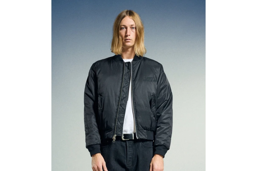 Obey Studios MA-1 Ανδρικό Μπουφάν Bomber Μαύρο