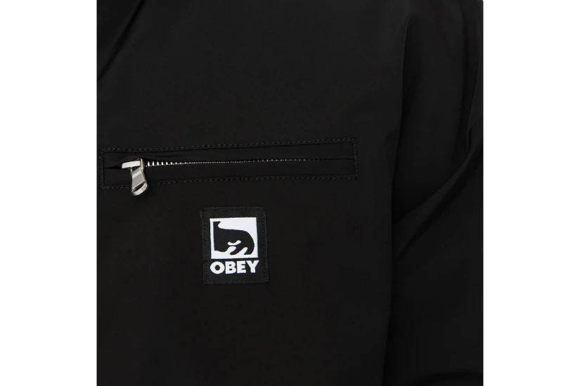 Obey Elysian Ανδρικό Μπουφάν Bomber Μαύρο