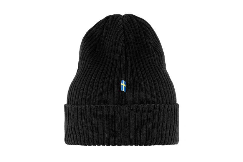 Fjallraven Rib Hat Unisex Χειμερινό Σκουφάκι Μαύρο