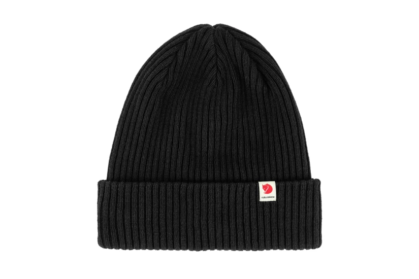 Fjallraven Rib Hat Unisex Χειμερινό Σκουφάκι Μαύρο