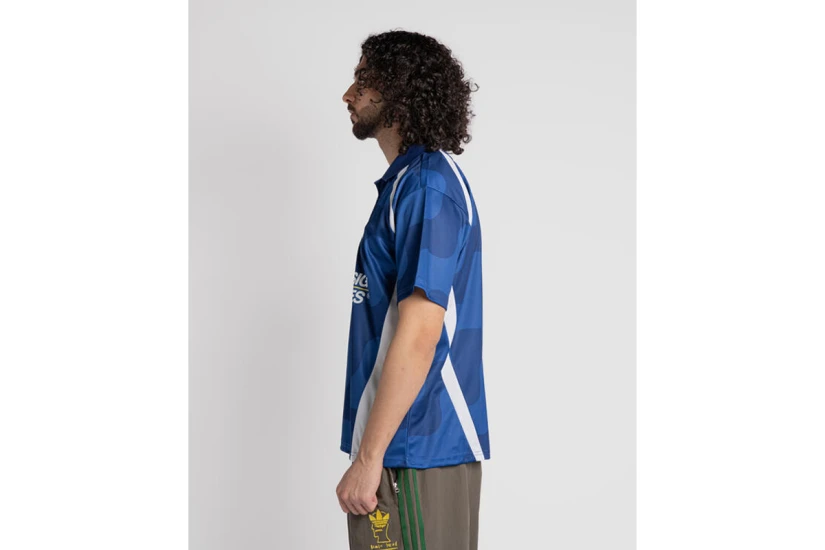 Obey Soccer Jersey Ανδρική Κοντομάνικη Μπλούζα Πόλο Μπλε