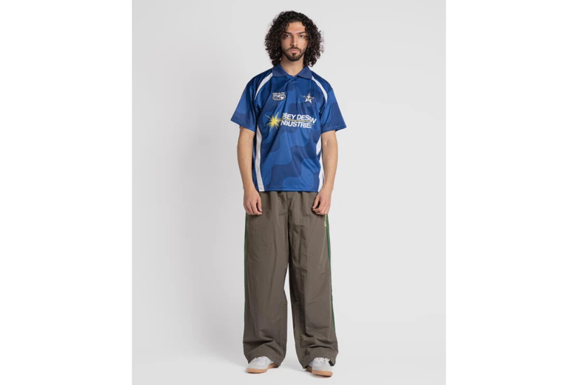 Obey Soccer Jersey Ανδρική Κοντομάνικη Μπλούζα Πόλο Μπλε