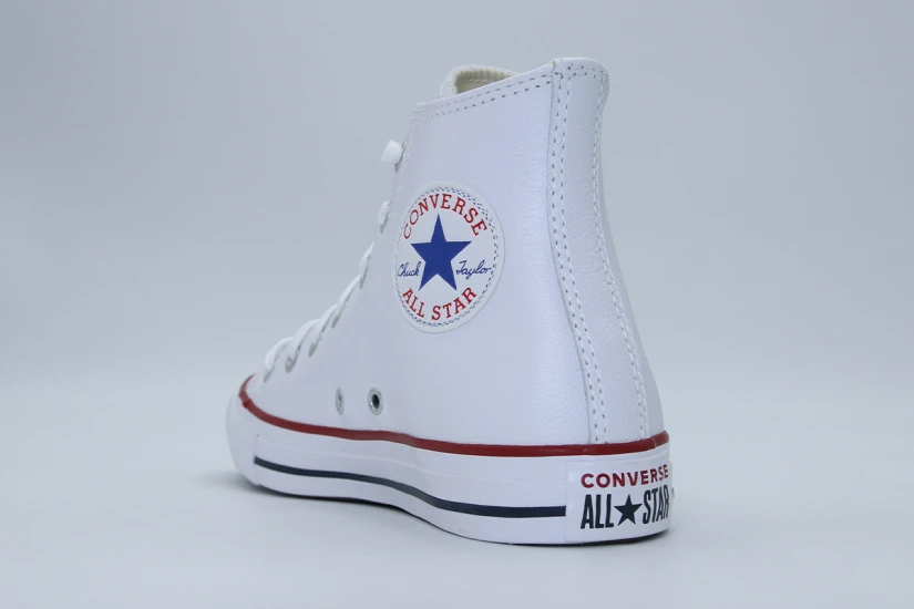 Converse Chuck Taylor All Star Leather Sneakers Λευκά