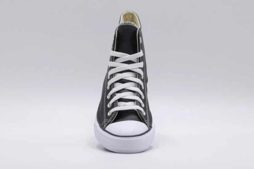 Converse Chuck Taylor All Star Leather Ανδρικά Sneakers Μαύρα, Λευκά