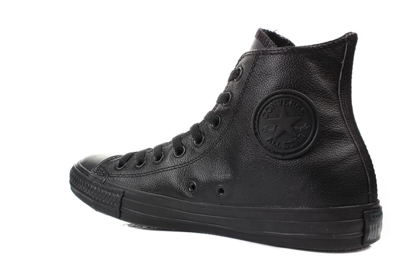 Converse Chuck Taylor All Star Leather Sneakers Μαύρα