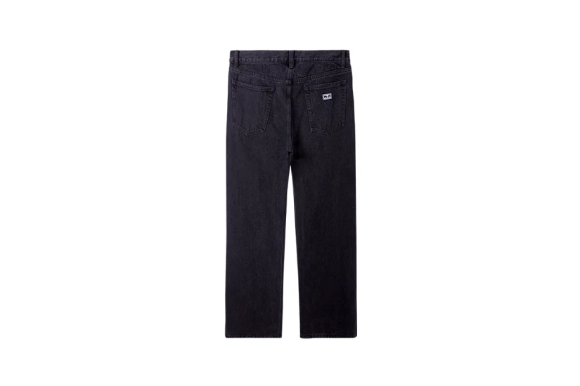 Obey Hardwork Denim Ανδρικό Παντελόνι Τζιν Μαύρο