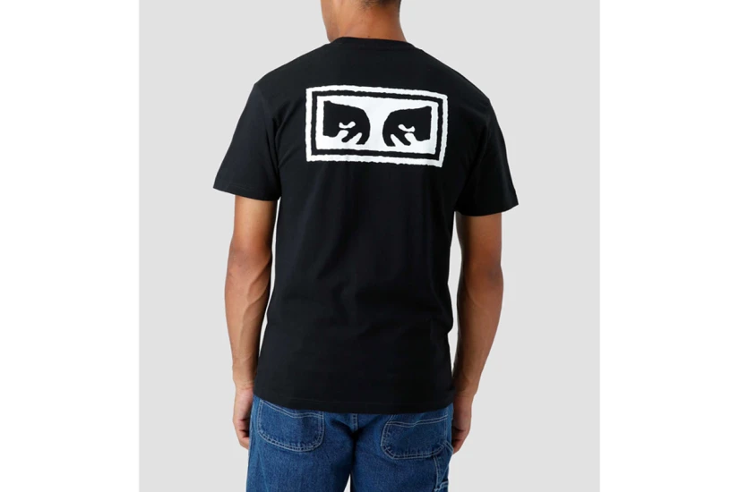 Obey Eyes 3 Ανδρικό Κοντομάνικο T-Shirt Μαύρο
