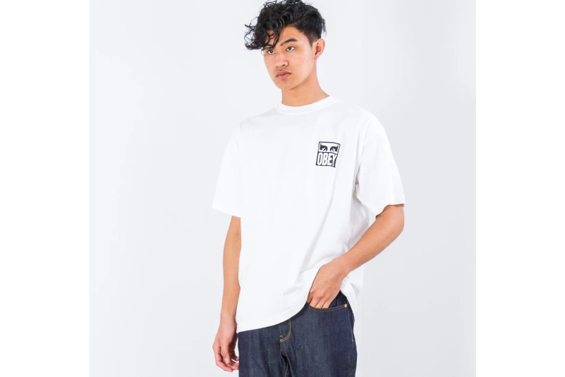 Obey Eyes Icon 2 Ανδρικό Κοντομάνικο T-Shirt Λευκό