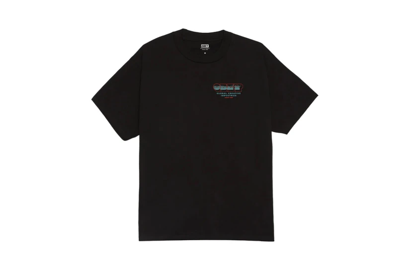 Obey Measure Twice Ανδρικό Κοντομάνικο T-Shirt Μαύρο